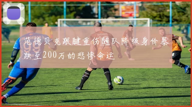 范德贝克跟腱重伤随队降级身价暴跌至200万的悲惨命运